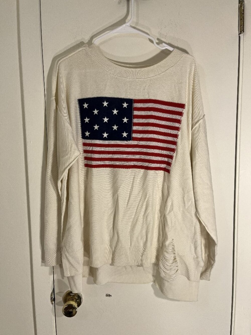 American Flag Sweater